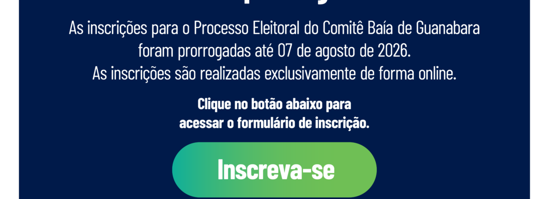 Inscrições para o processo eleitoral do CBH-BG estão abertas